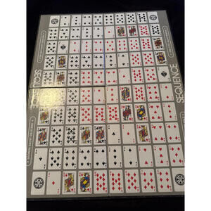 SEQUENCE game board ONLY card game -  No CARDS  no‎ CHIPS , just board!  15x20